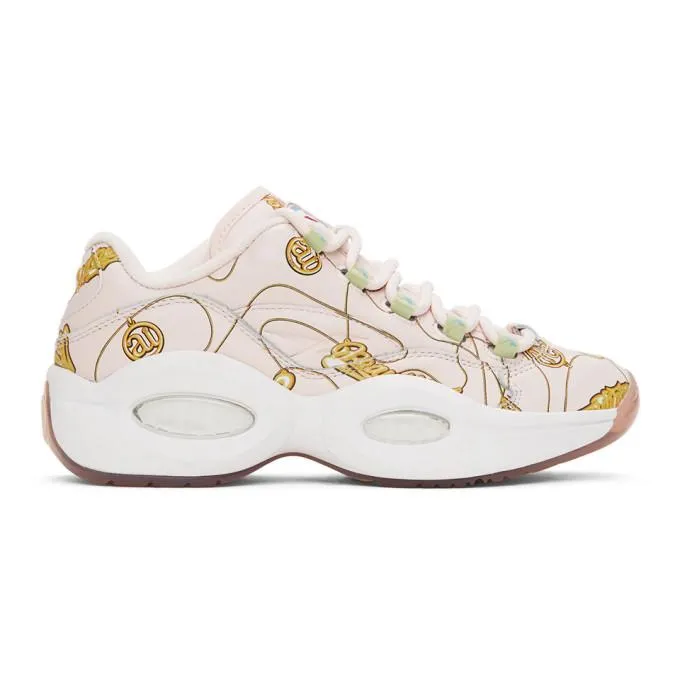 Billionaire Boys Club Pink Reebok Edition BBC Question Low Sneakers