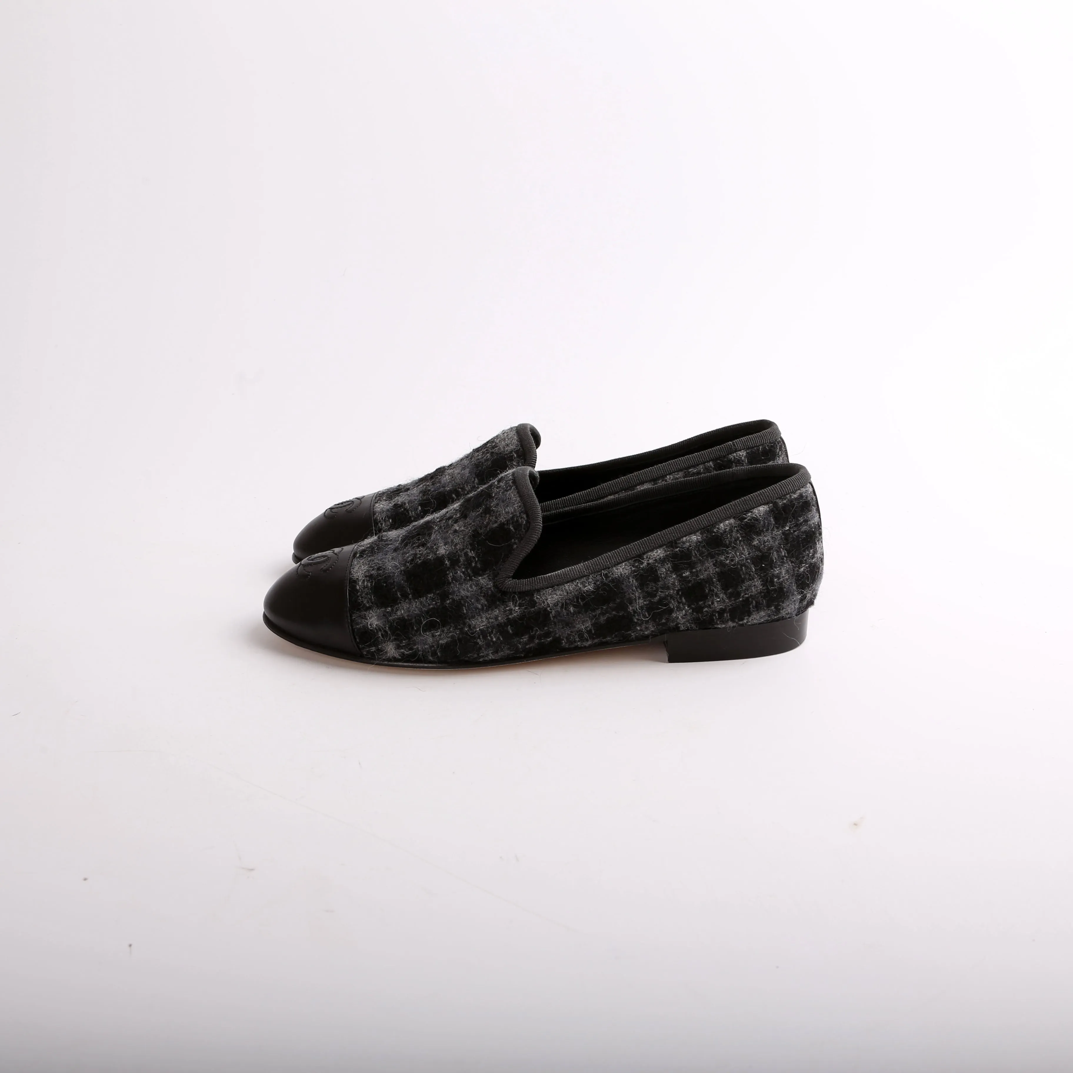 CC Tweed Loafers Size 36