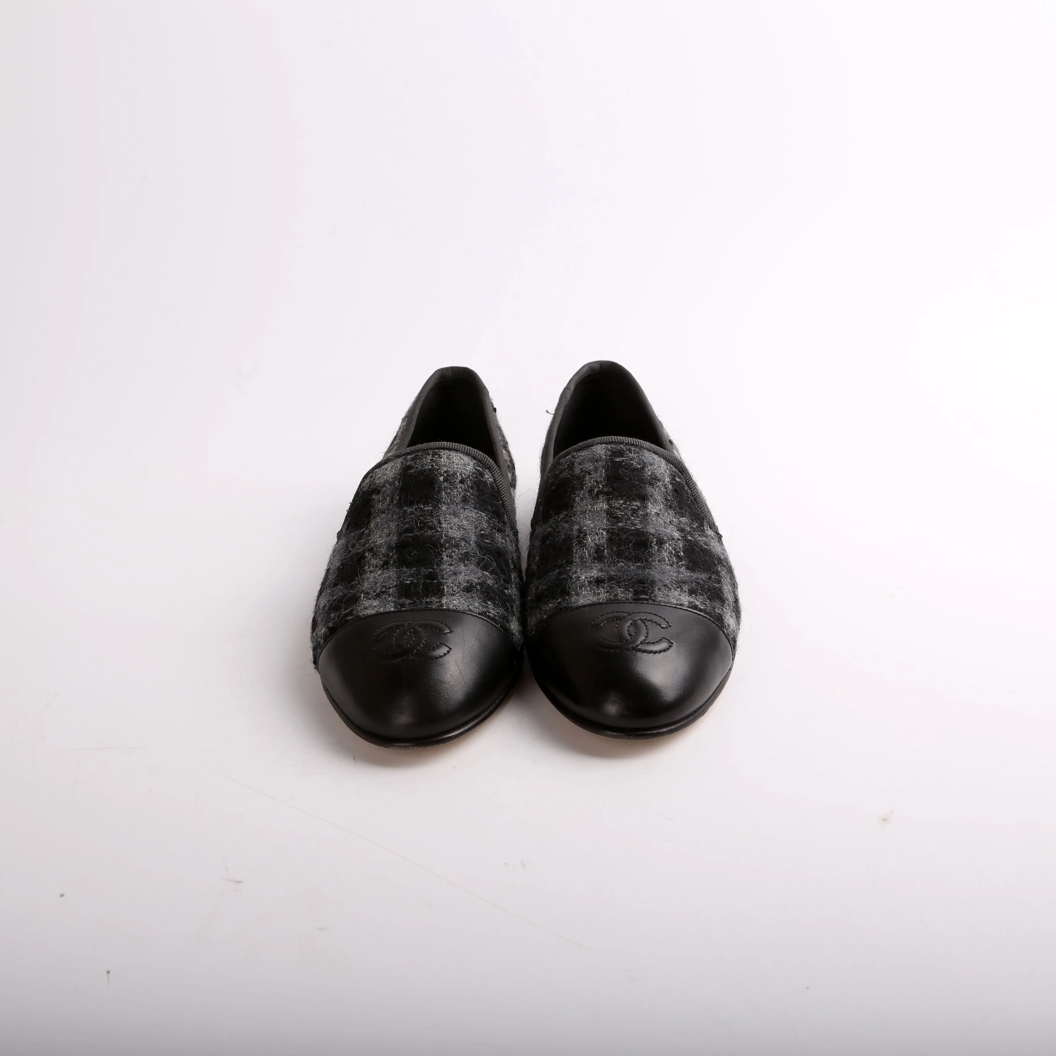 CC Tweed Loafers Size 36