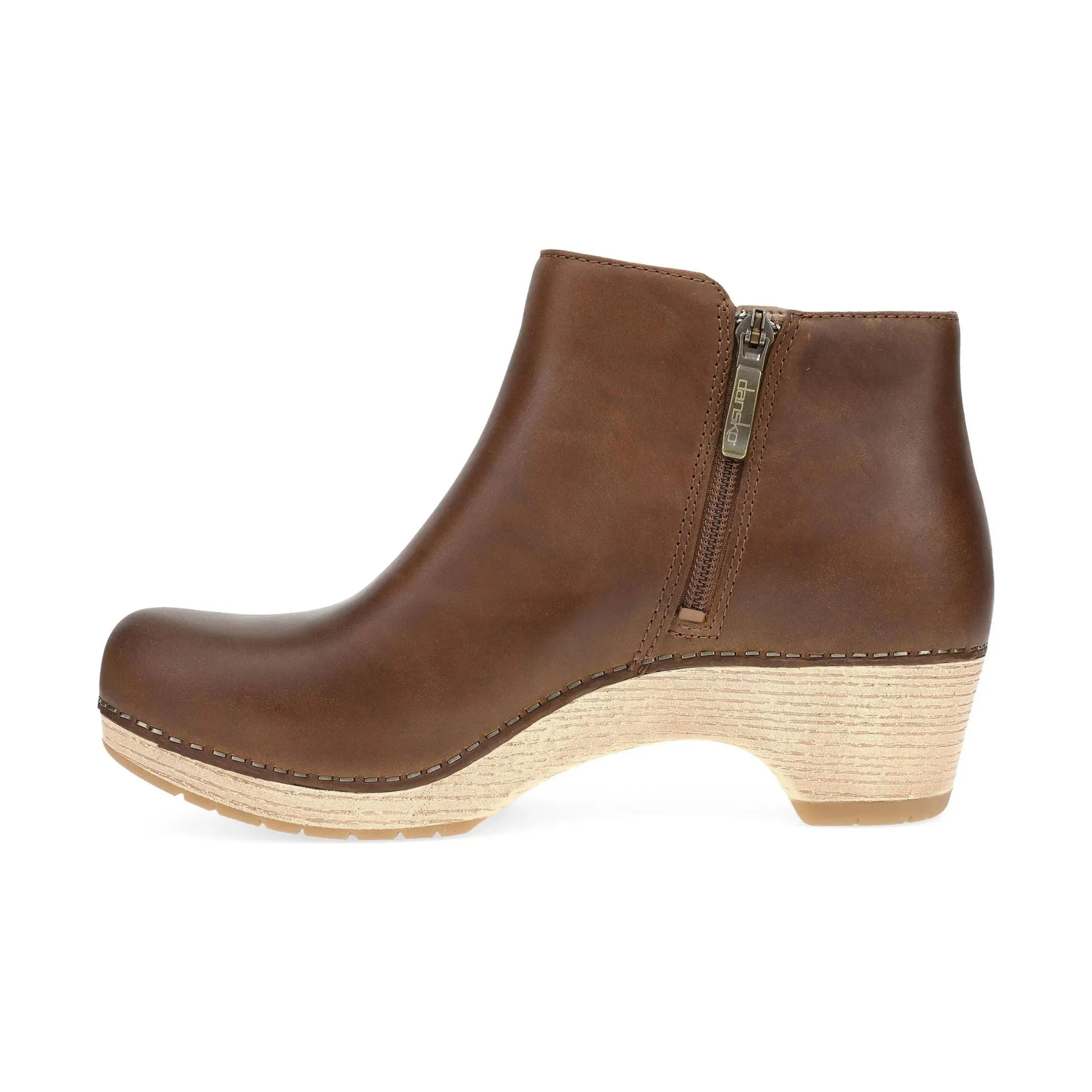 Dansko Women's Lizanne Boots - Tan Oiled Pull Up