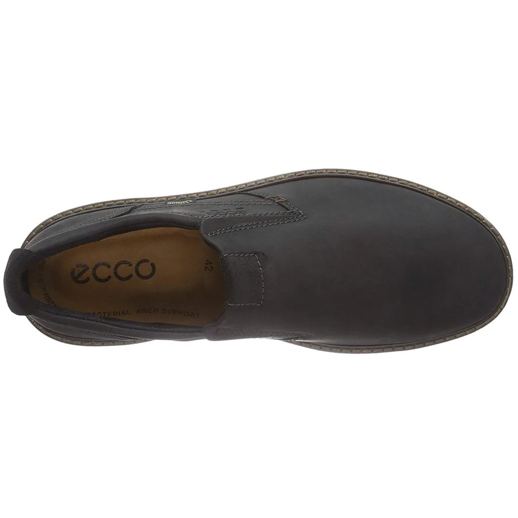 Ecco Turn GTX Nubuck Leather Waterproof Men's Slip-On Shoes