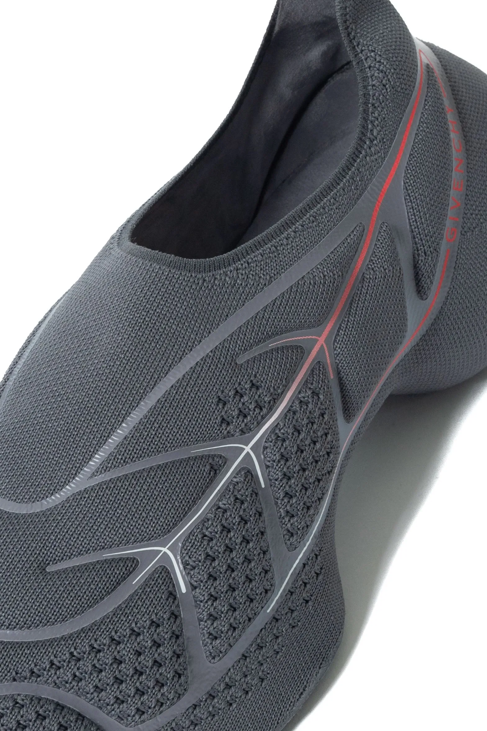 Givenchy TK-360  Sneakers In Mesh Grey-Red