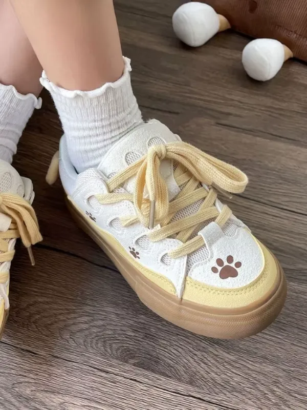 Kawaii Pompom Casual Sneakers