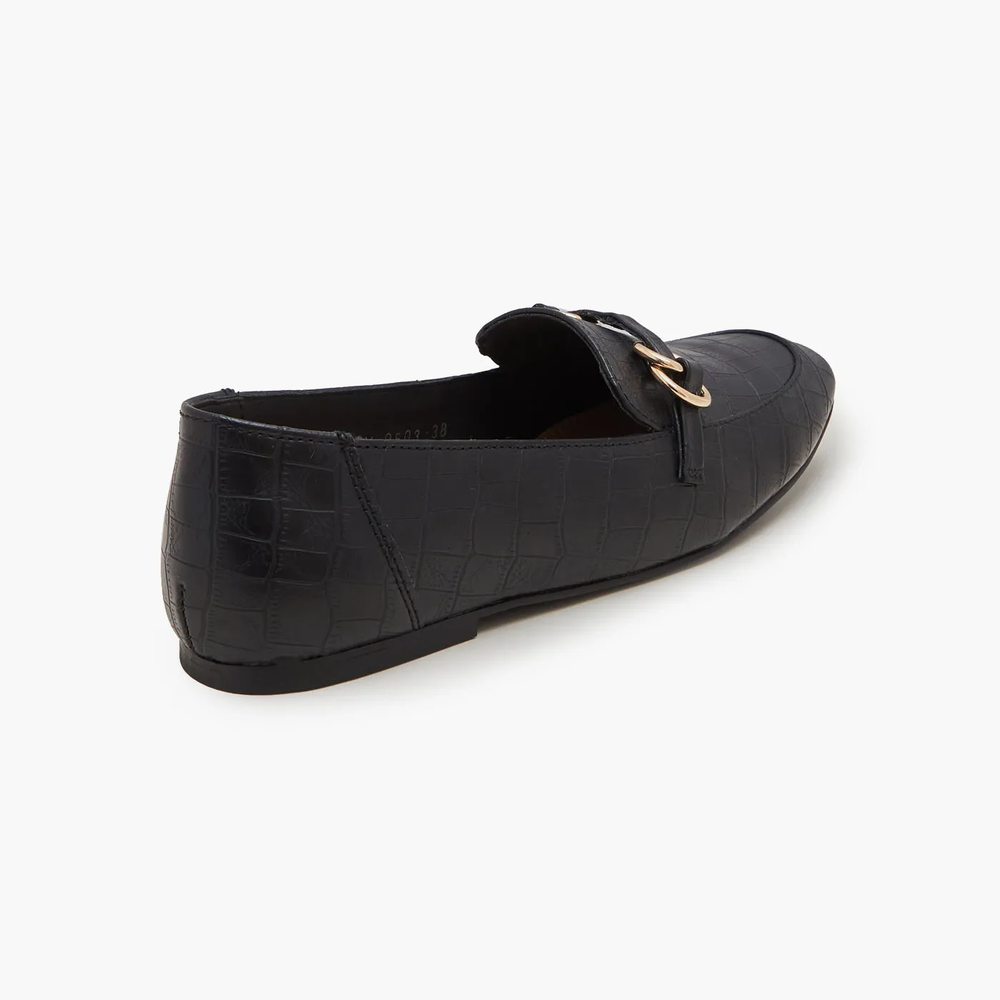 Metallic Ring Loafers