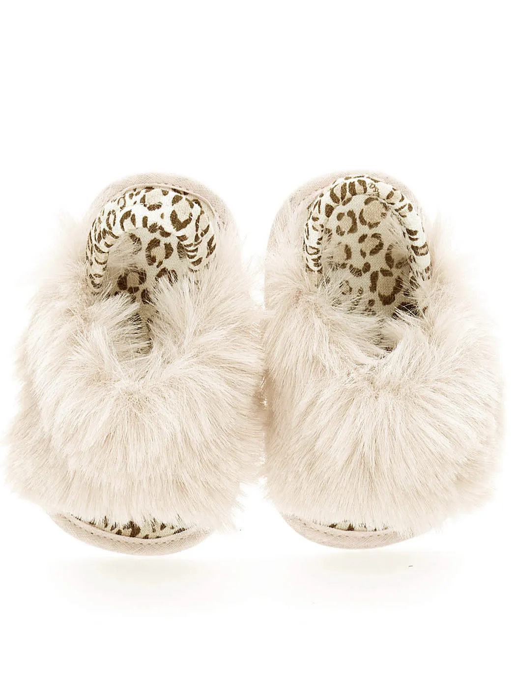 MONNALISA Plush Baby's sandals -390006 Beige