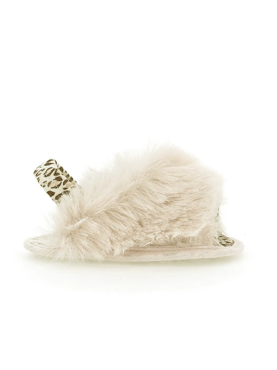 MONNALISA Plush Baby's sandals -390006 Beige