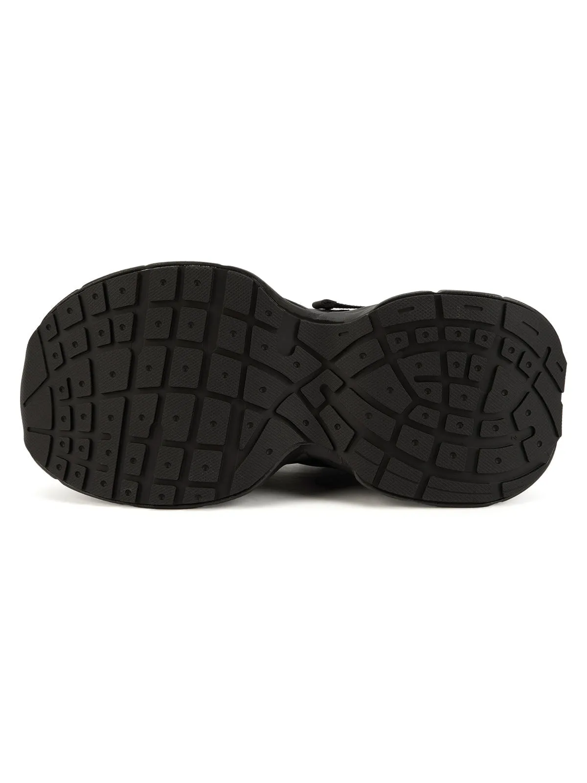 Sneakerhill Black Warrior Mesh Rap Sneakers - 2087