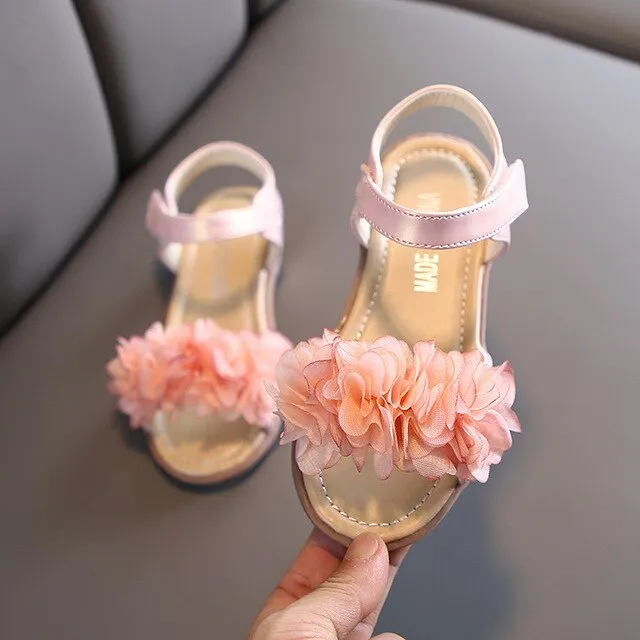 ULKNN Girls Sandals  Little Princess Girl Baby Summer Shoes Small Children Sandals Fashion Soft Bottom Sandals and Slippers
