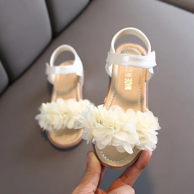 ULKNN Girls Sandals  Little Princess Girl Baby Summer Shoes Small Children Sandals Fashion Soft Bottom Sandals and Slippers