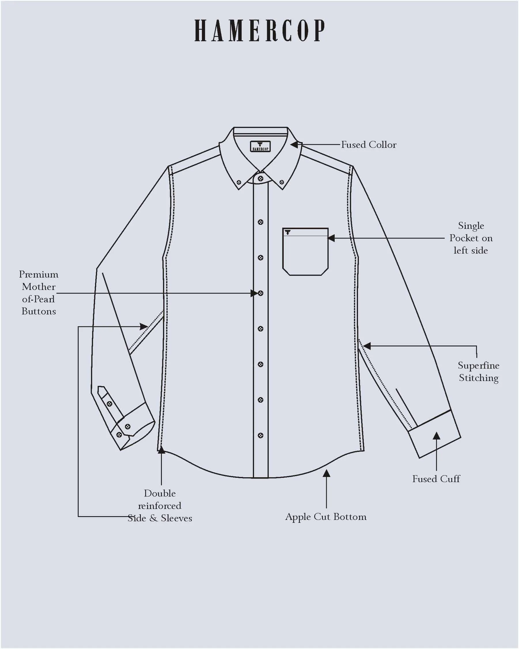 Waffle Cream With White Dobby Twill Check Cotton Shirt