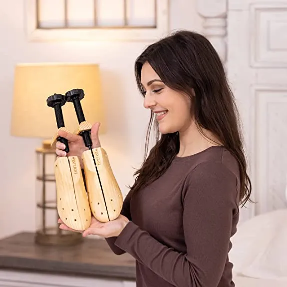 WEST LIGHT Shoe Stretcher Women 2-Way Wood Shoe Stretcher Shoe Tree